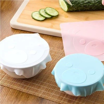 가정용 식품 등급 재사용 가능한 실리콘 클링 필름